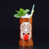 Mug Tiki à Cocktail Mojito – cocktail tropical sculpté – vue 1