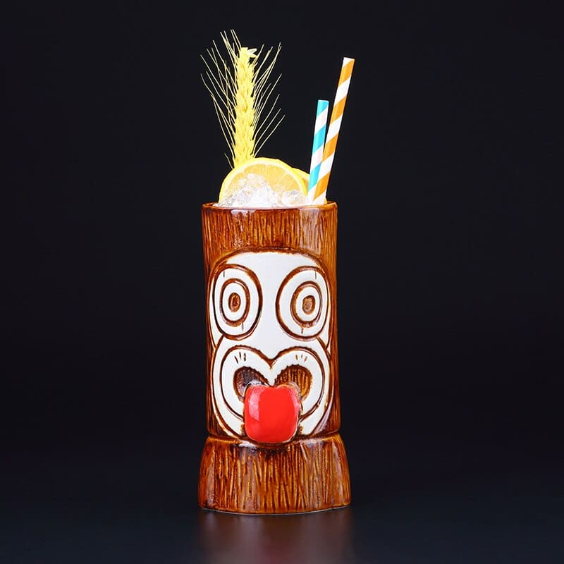 Mug Tiki à Cocktail Mojito – cocktail tropical sculpté
