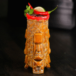 Mug Tiki Bora Bora – cocktail tropical sculpté