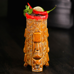 Mug Tiki Bora Bora – cocktail tropical sculpté – vue 2