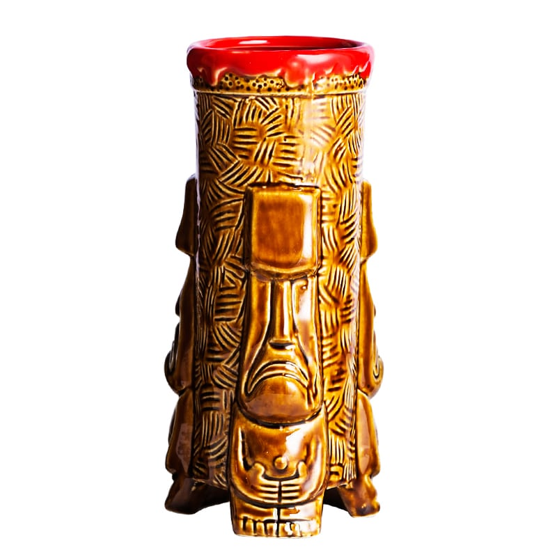 Mug Tiki Bora Bora – cocktail tropical sculpté