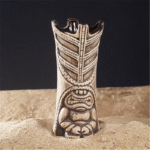 Mug Tiki Céramique – cocktail tropical sculpté
