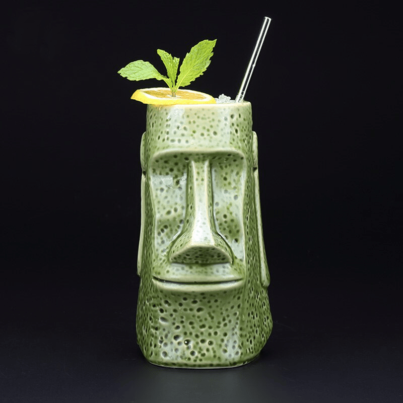 Verre Tiki Moaï XXL 630 ml – mug Île de Pâques