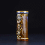 Mug Tiki marron 320 ml – céramique sculptée 17,2 cm