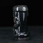 Verre Tiki noir 550 ml – céramique totem 20,5 cm