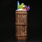 Mug Tiki Original – cocktail tropical sculpté