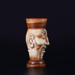 Mug Tiki Polynésien – cocktail tropical sculpté