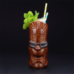 Mug Tiki nator – cocktail tropical sculpté