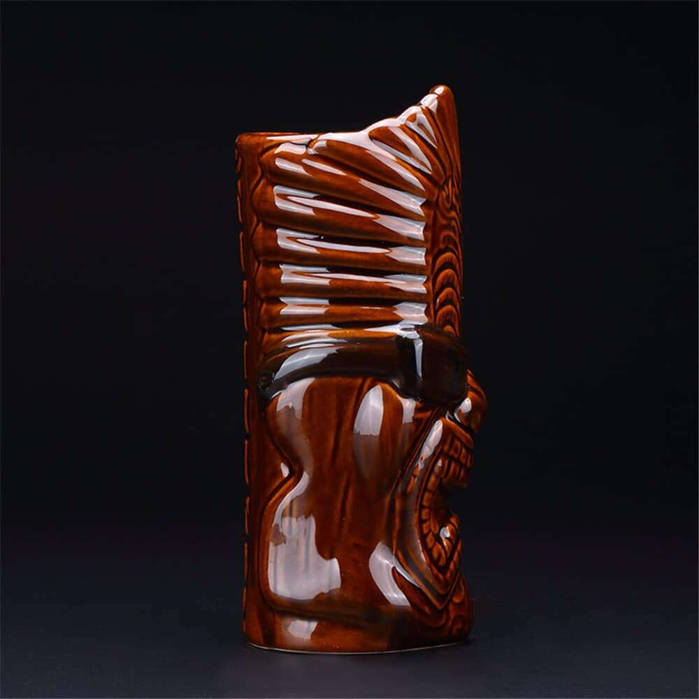 Mug Tiki nator – cocktail tropical sculpté