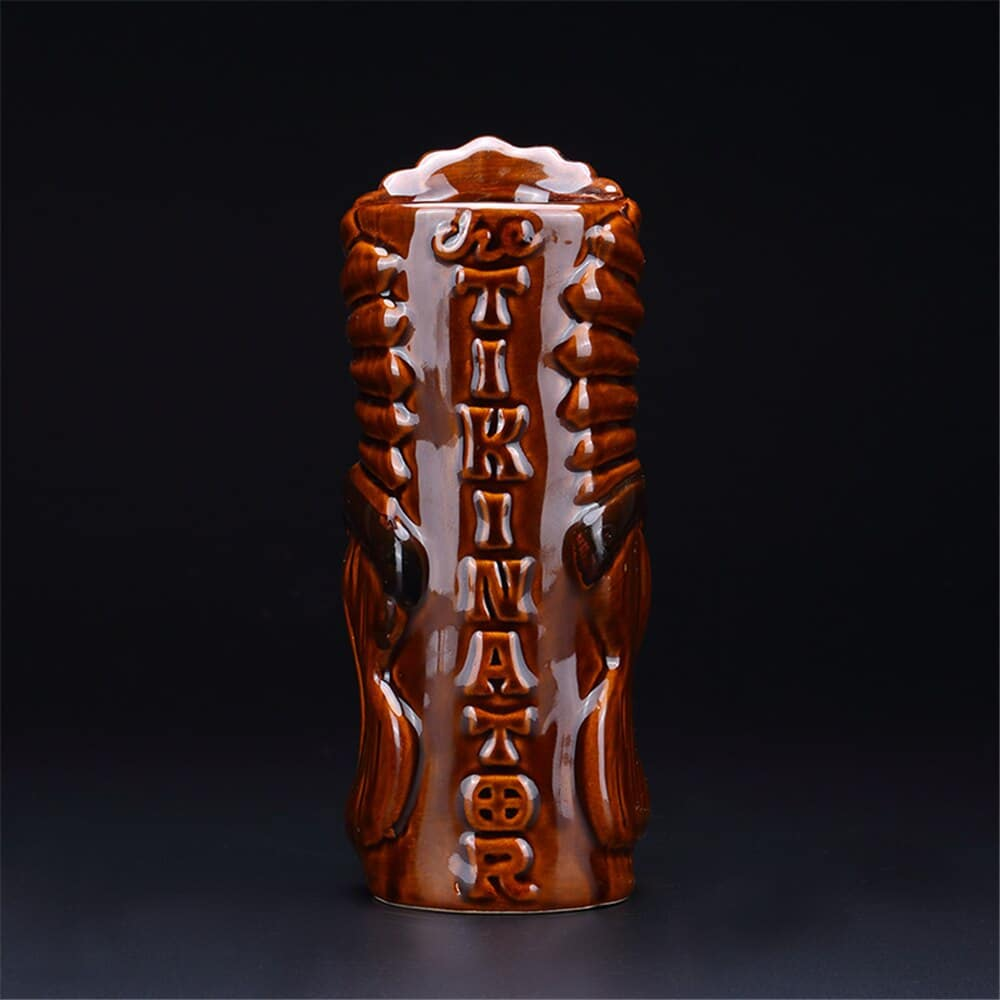 Mug Tiki nator – cocktail tropical sculpté