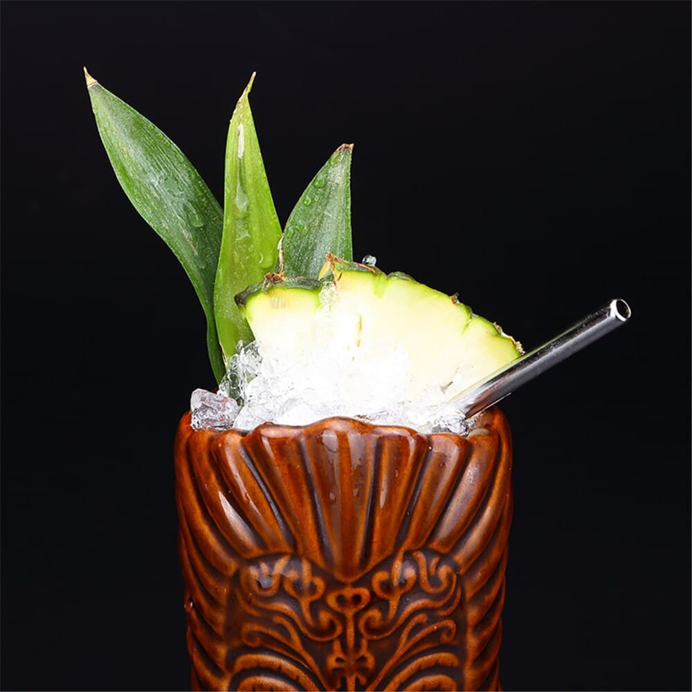 Mug Tiki nator – cocktail tropical sculpté