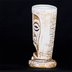 Mug Tiki Verre Totem Tiki – cocktail tropical sculpté – vue 2