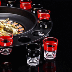 Jeu à boire roulette casino – 16 verres à shot – vue 2
