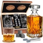 Coffret Cadeau Complet Whisky - 5 Pièces avec Carafe Décanteur