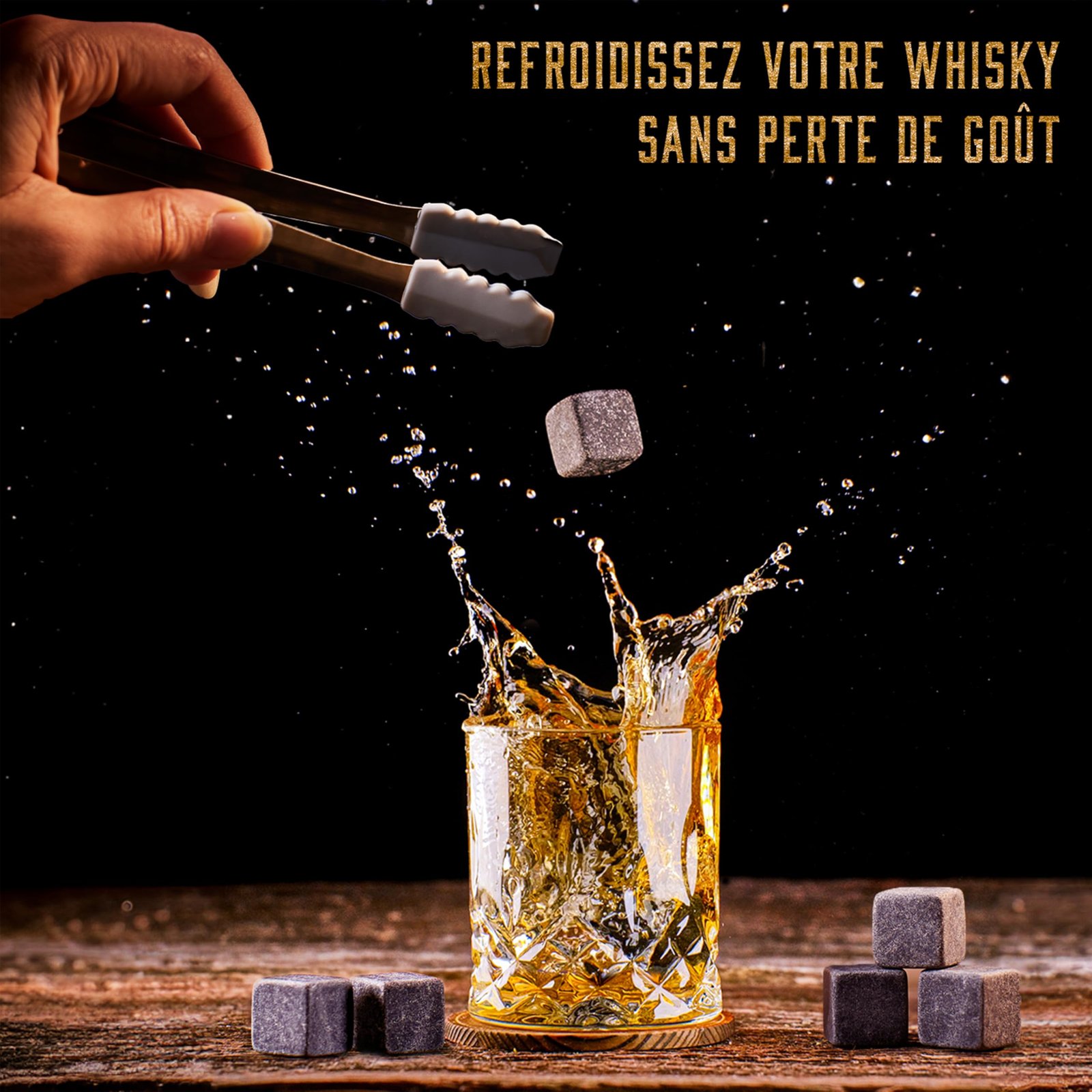 Coffret Cadeau Complet Whisky - 5 Pièces avec Carafe Décanteur