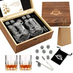 Coffret Whisky Duo avec 8 pierres de refroidissement