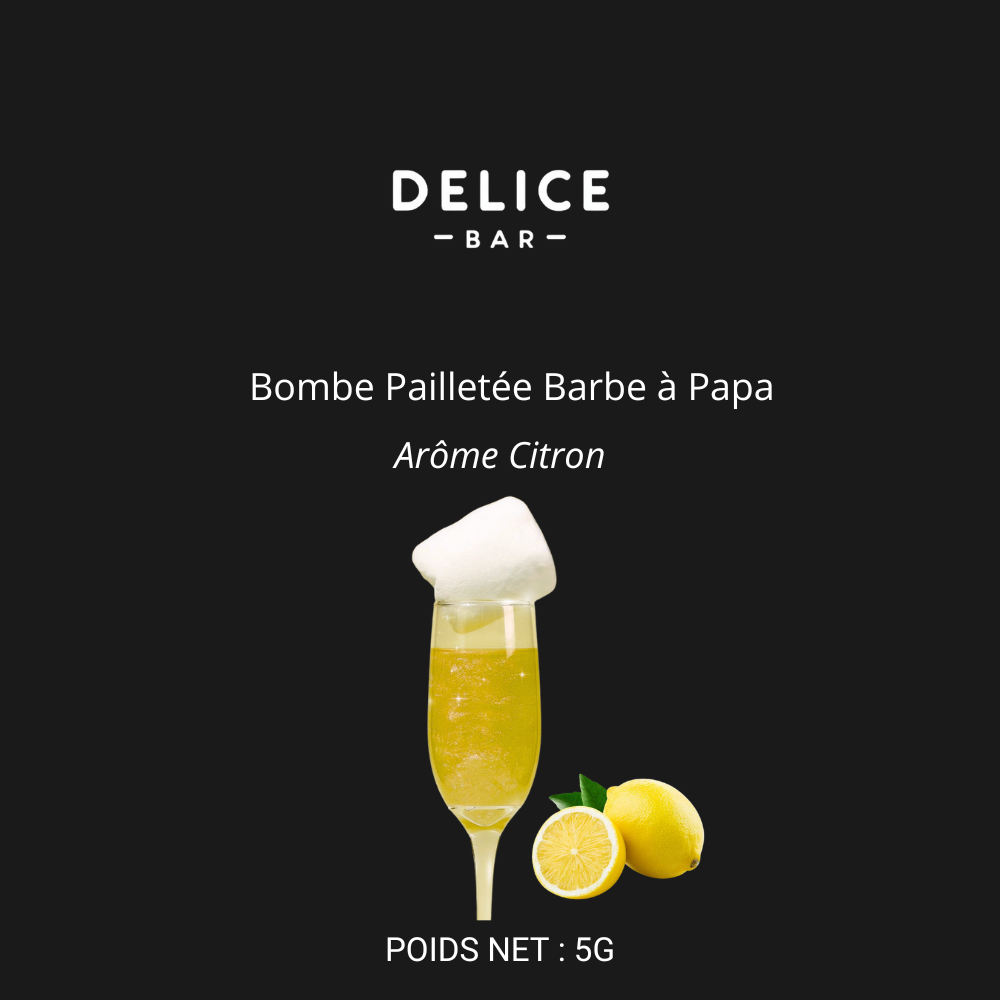 Bombe Pailletée Citron