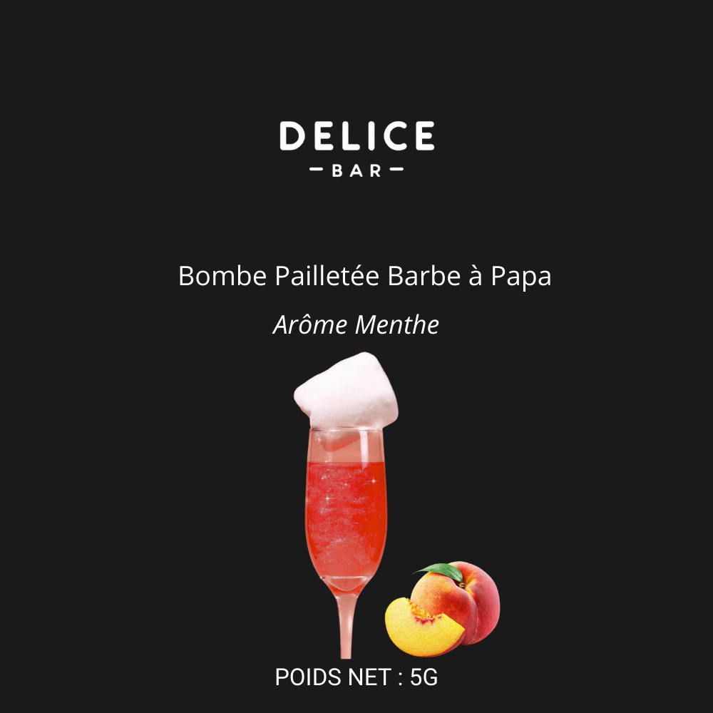 Bombe Pailletée Pêche