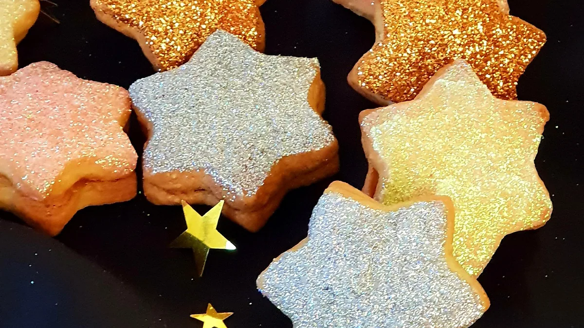 Glitter alimentare per torte