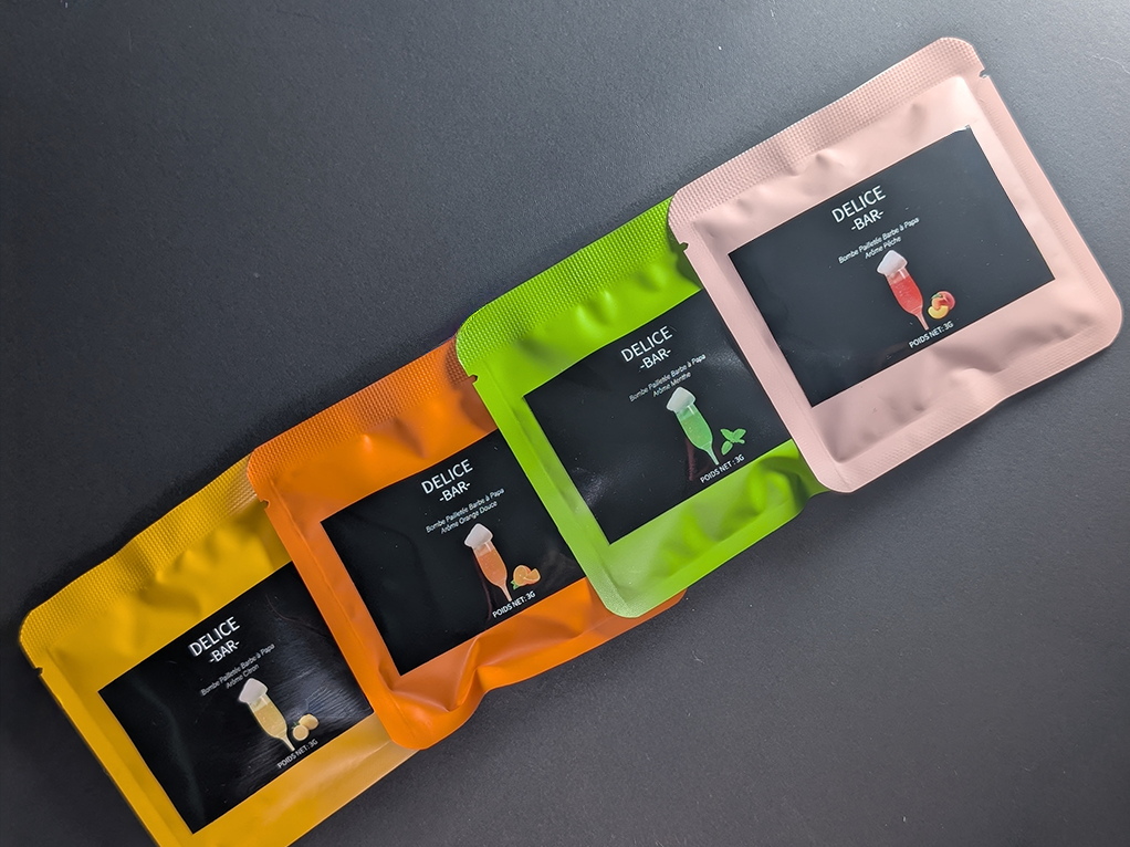 Bombe à paillettes Barbe à Papa Saveur Citron