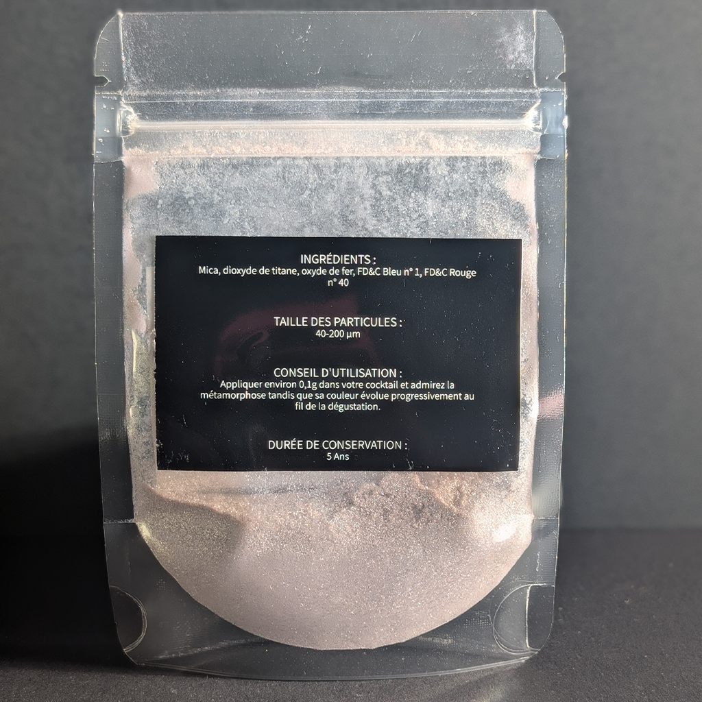 Paillettes comestibles Holographique Change Couleur - Violet Intense