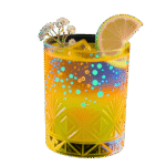 Paillettes comestibles Holographique Change Couleur - Jaune Intense