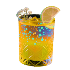 Alternative view of Paillettes comestibles Holographique Change Couleur - Jaune Intense