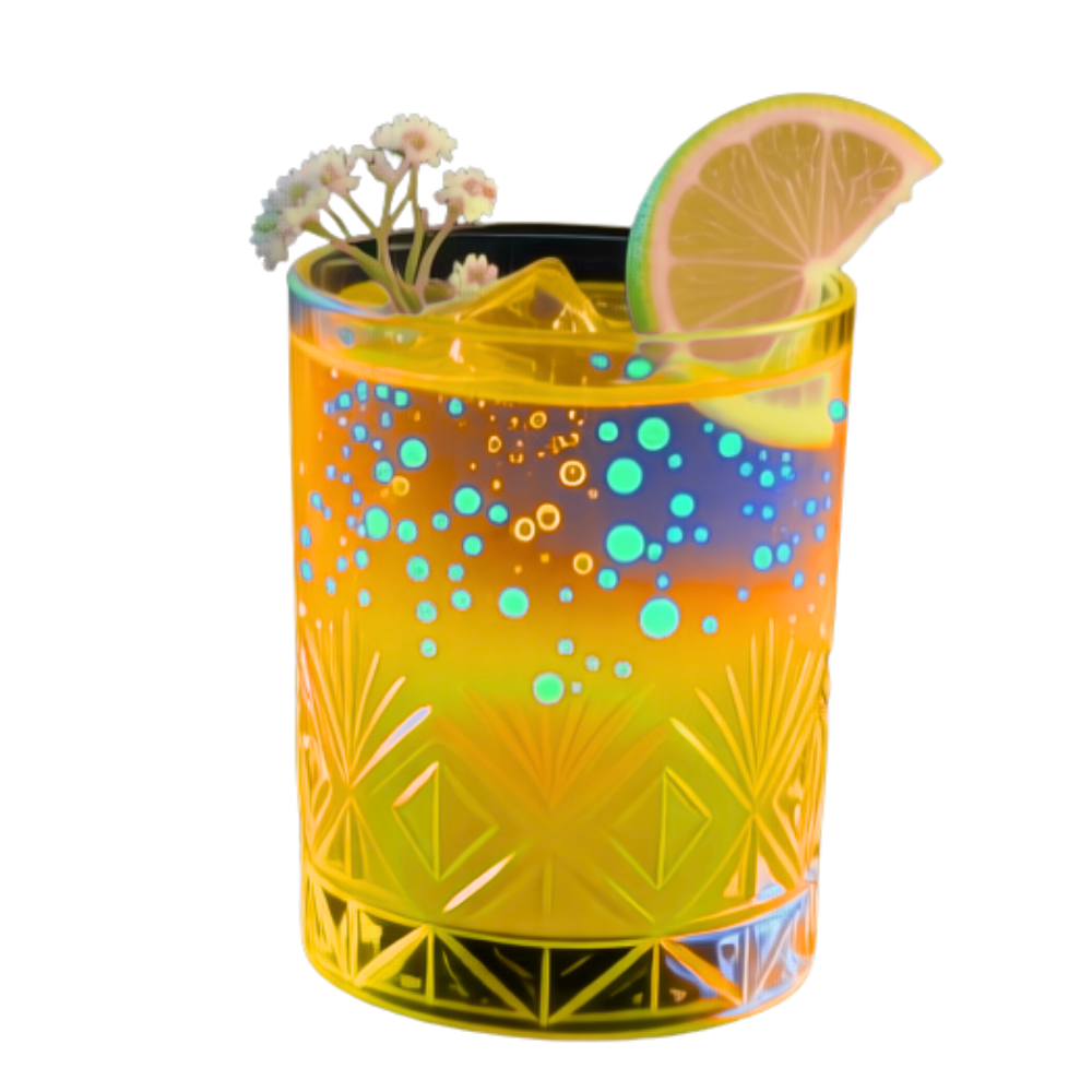 Paillettes comestibles Holographique Change Couleur - Jaune Intense