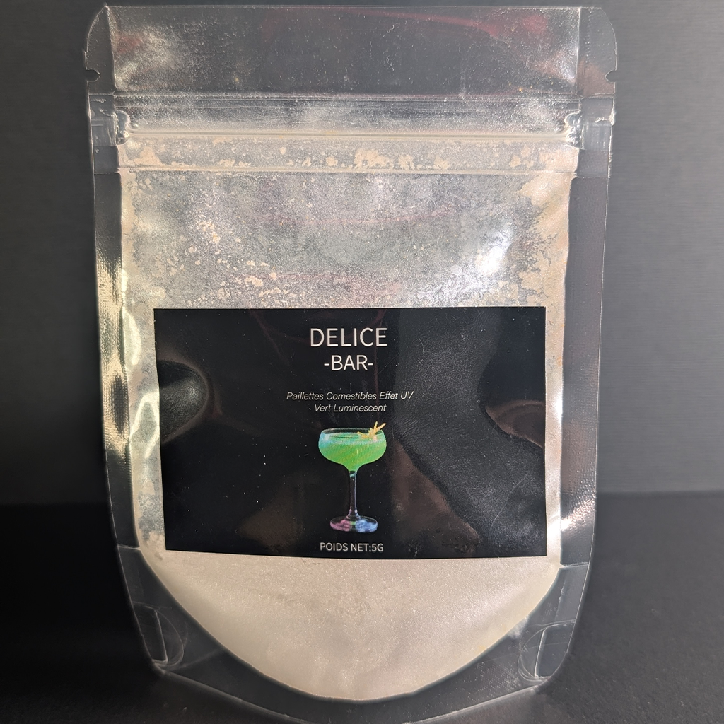 Paillettes Comestibles UV Phosphorescentes