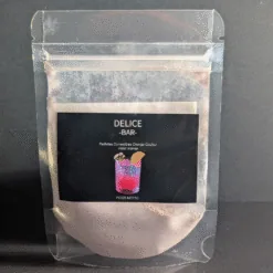 Sachet refermable de paillettes comestibles violettes change-couleur Délice Bar pour cocktails