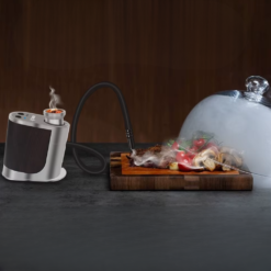 Alternative view of Fumoir à cocktail éléctrique avec copeaux aromatisés