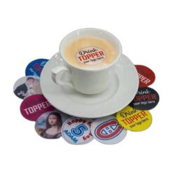 Autocollants comestibles personnalisés avec logo – 24 pièces 1