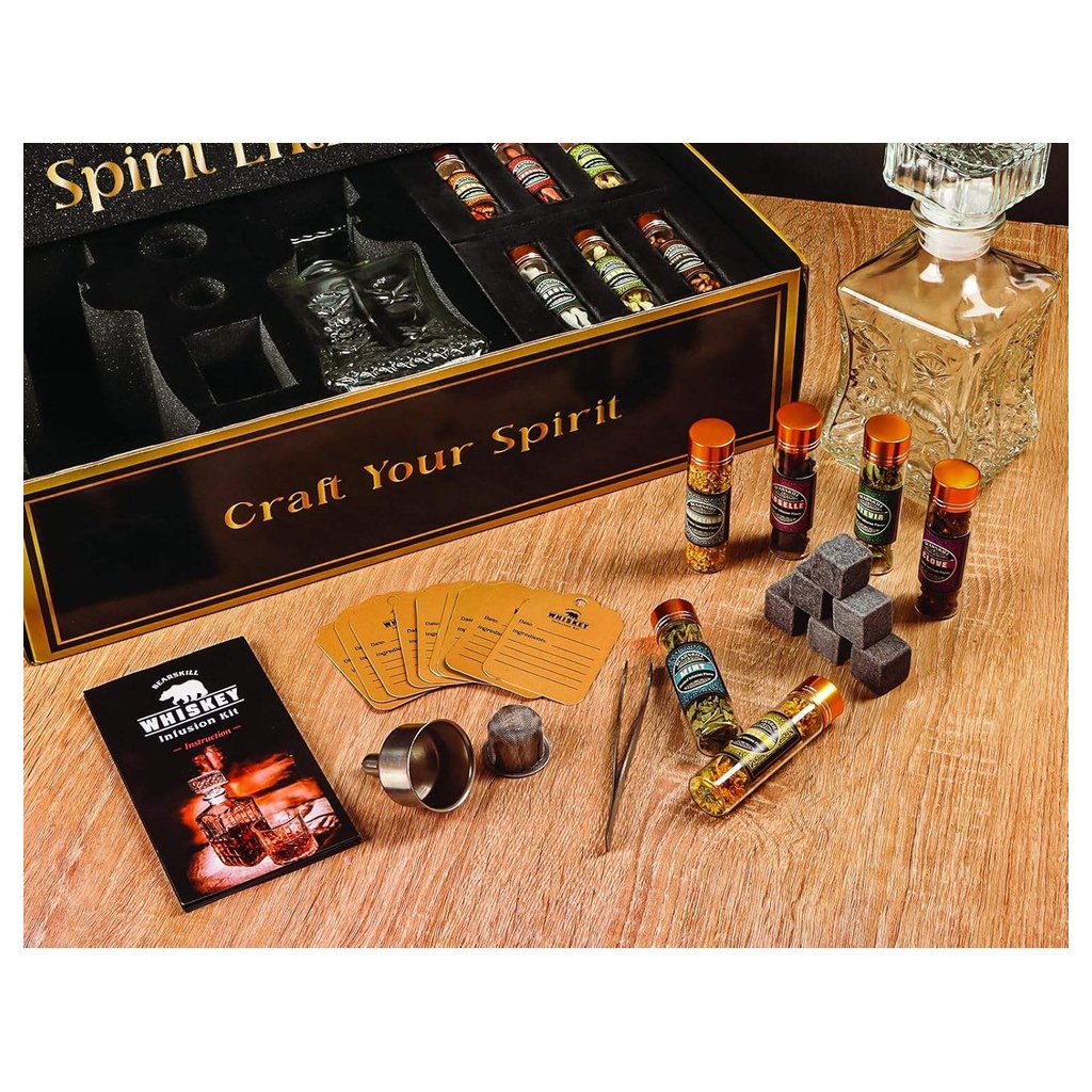 Coffret d'infusion cocktail & whisky – 12 botaniques et accessoires