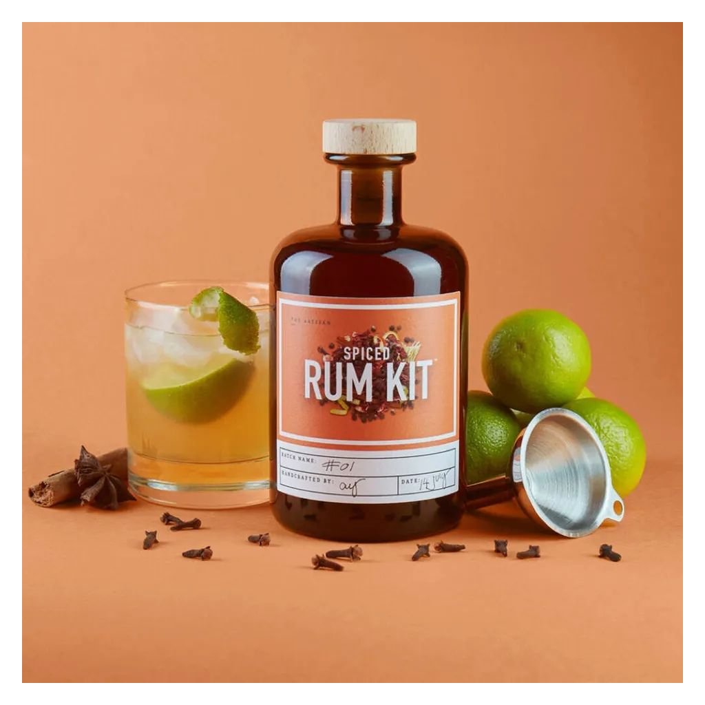 Kit rhum arrangé et épices – 2 mélanges botaniques et accessoires