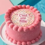 Topper comestible personnalisé pour gâteau – 12 à 20 cm