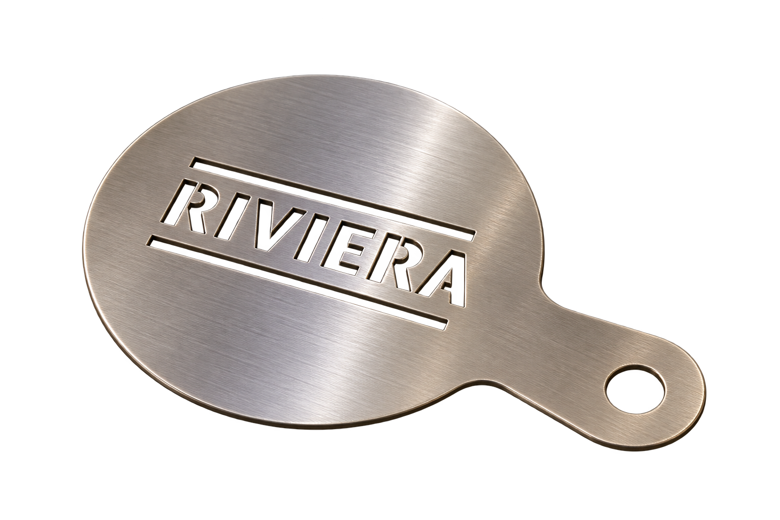 Café Riviera stencil, cut-out